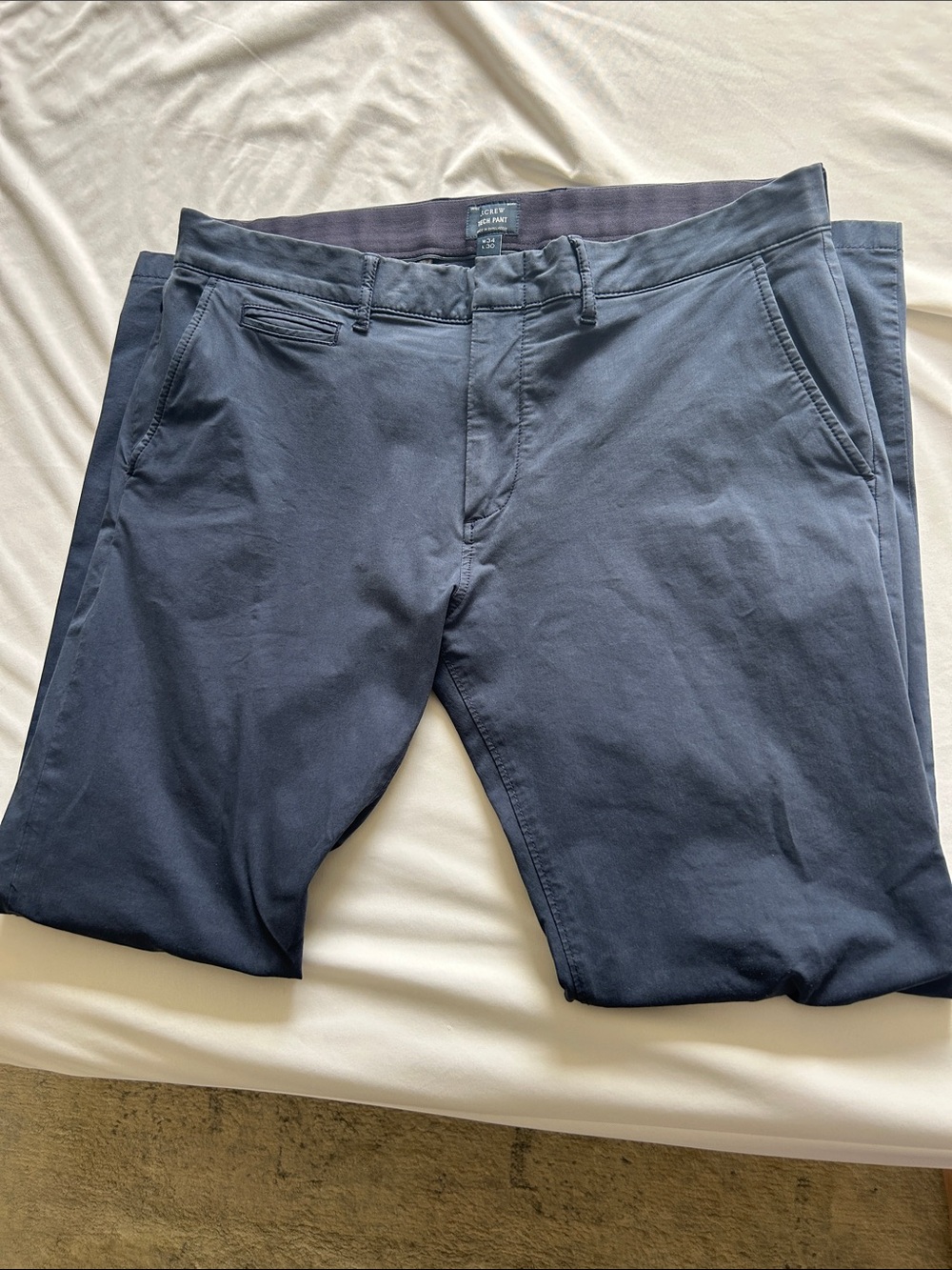 J. Crew Navy Blue Chino Pants